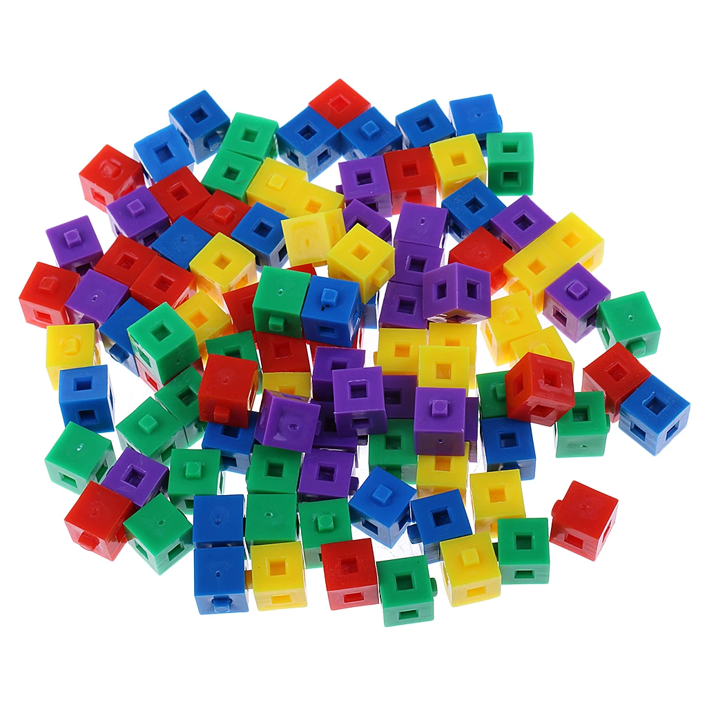 Детские Кубики-пазлы, 100 шт., детские строительные наборы, кубики для мальчиков и девочек, вечерние Обучающие игрушки, подарок
