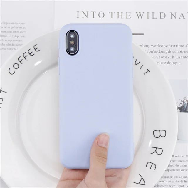 200 шт./лот Мягкие TPU Matte силиконовый чехол для iPhone X чехол антидетонационных случаях противоударный защитный В виде ракушки