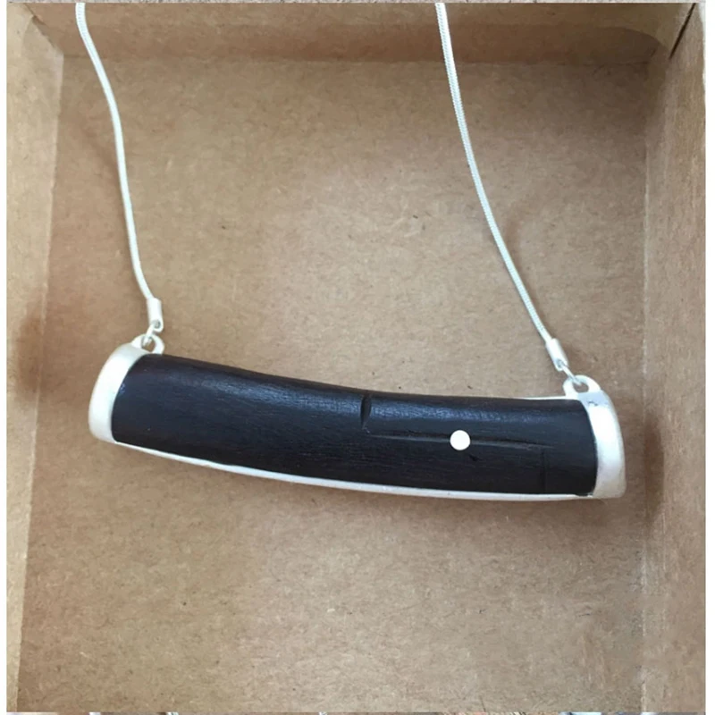 Уникальная эбеновая подвеска Macassar этническая цепочка в виде змеи деревянное