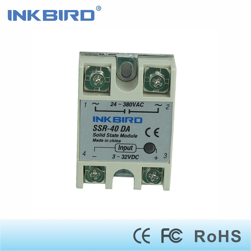 ПИД контроллеры Inkbird для дома + датчик K 40A SSR 100 240AC твердотельные реле Sous Vide|pid