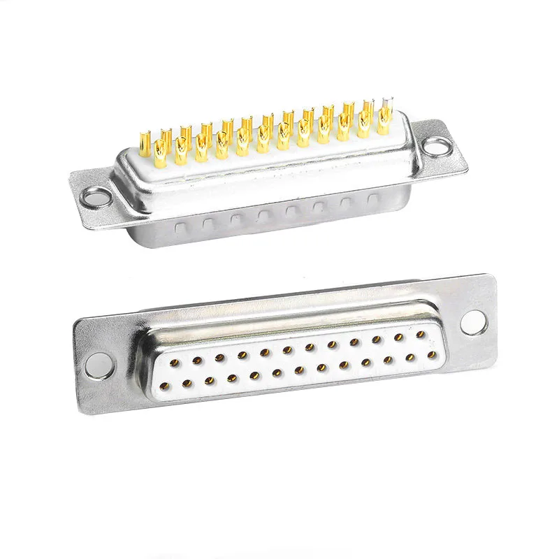 DB25 25-pin типа «папа» женский металлический корпус с позолоченной головкой разъема VGA Видео компьютера интерфейс