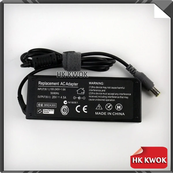 5pcs 20V 4.5A AC Power Adapter Charger For lenovo/thinkpad PA-1650-161 PA-1650-171 3000 C100 C200 SL400 SL500 w500 Supply | Компьютеры и