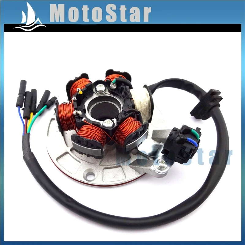Магнитный статор двигателя с светильник для китайского YX 140cc Pit Dirt Motorcycle PitsterPro Stomp