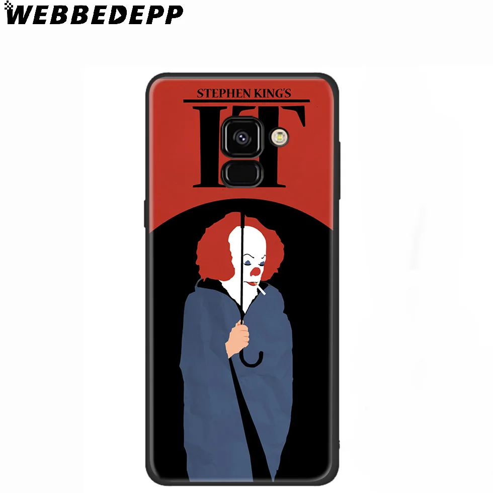 WEBBEDEPP Stephen King It силиконовый чехол для Samsung Galaxy A3 A5 A6 A7 A8 A9 A10 A20 A30 A40 A50 A70 M10 M20 M30 |