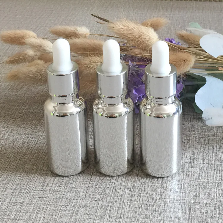 50 шт./лот 20 мл высокая температура с серебряным покрытием флакон-капельница