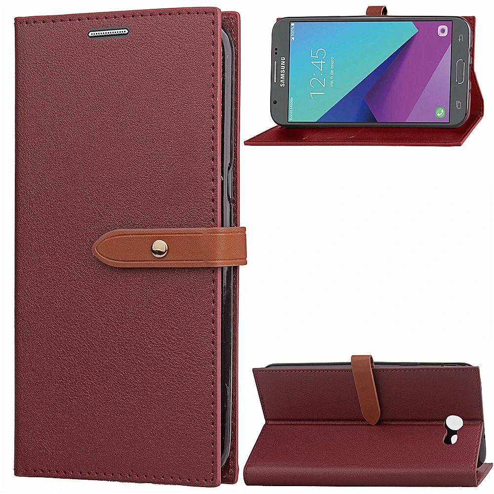 Ультратонкий чехол книжка из искусственной кожи с магнитной подставкой и