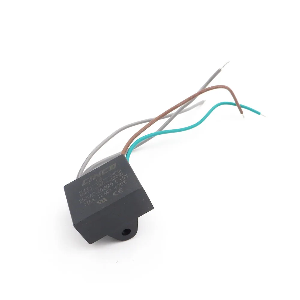 CBB61 5 мкФ + 250 V 4 провода КОНДЕНСАТОР моторного двигателя Электрический вентилятор