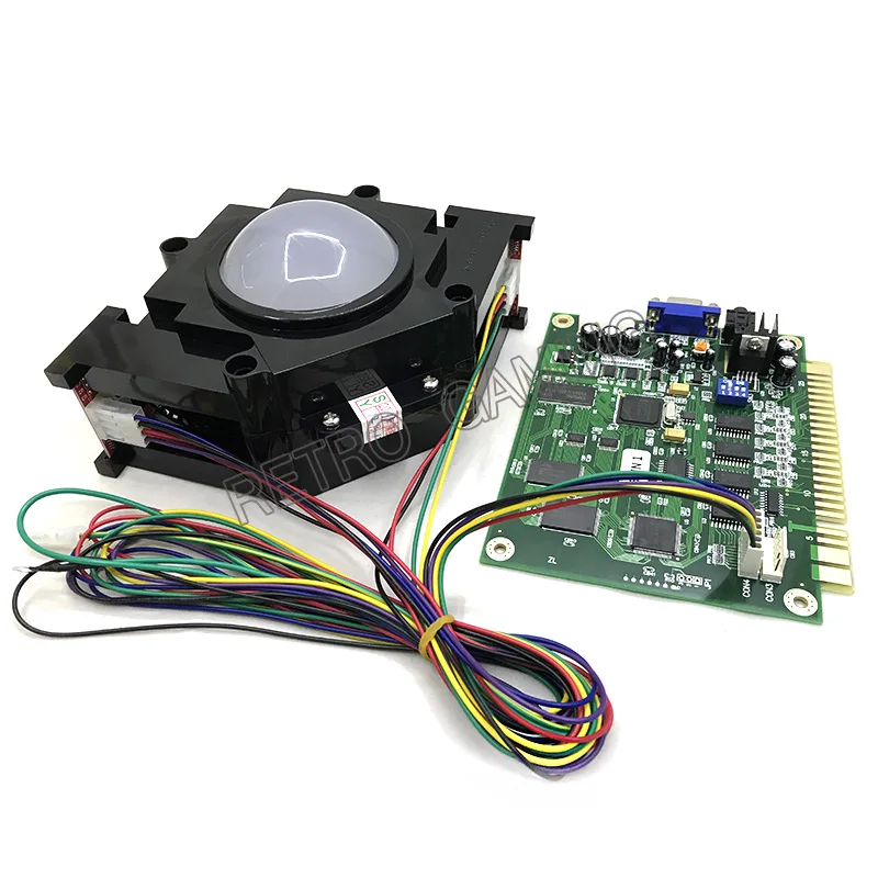 DIY аркадный набор с трекболом и 60 в 1 мультиигровая печатная плата jamma аркадные