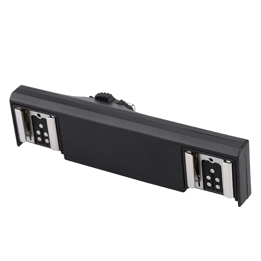 DSLR Двойной Горячий башмак вспышки Speedlite свет кронштейн Splitter для Canon 7DII 70D 5DR/RS 5diii 6D