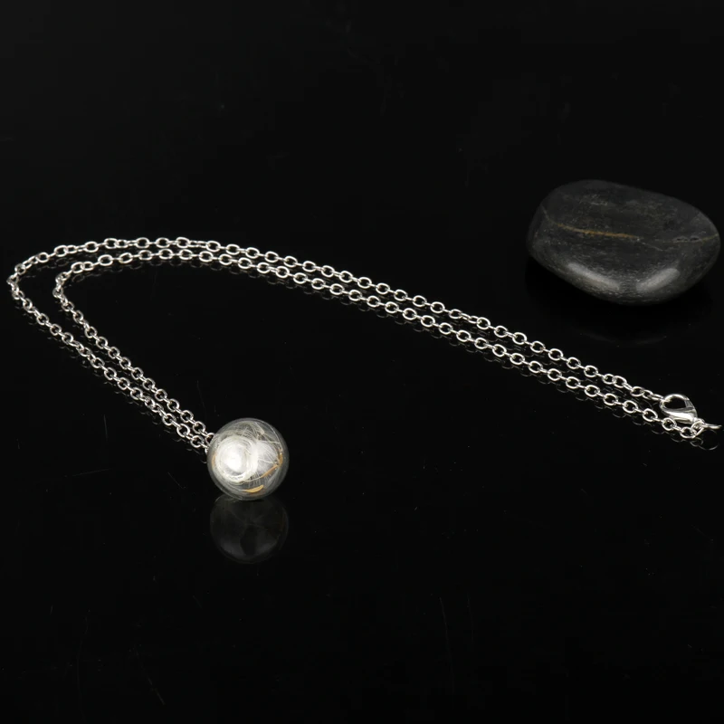 Новое поступление модные ювелирные изделия Одуванчик семена настоящего цветка