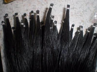 1 hank high quality horse tail hair bow hair 7 grams black horse hair 82 cm length