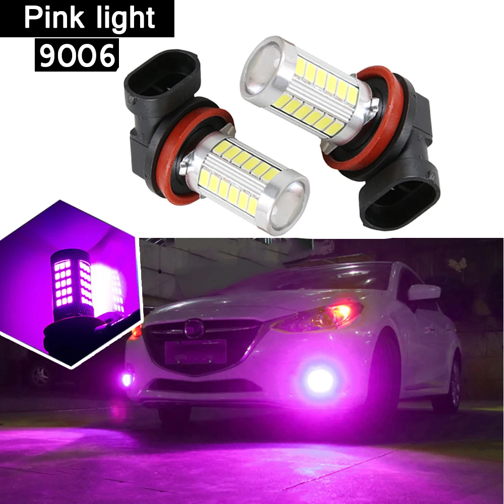 2 шт. Авто 9006 Hb4 5630 33SMD белый лед Led Лампа 6000 К противотуманная фара для бега