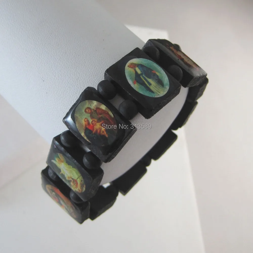 Минимальный заказ 12 шт./дерево тянущийся католический крест Иисуса Дева Мария