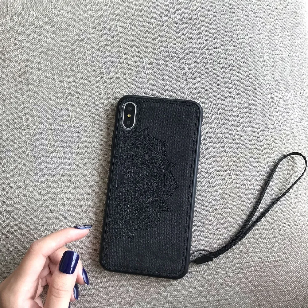 Для samsung Galaxy S10 S10E S9 S8 S7 Plus edge чехол с рисунком мандалы задняя крышка Держатель Автомобильный Магнит Fundas 360 градусов Coque сумки