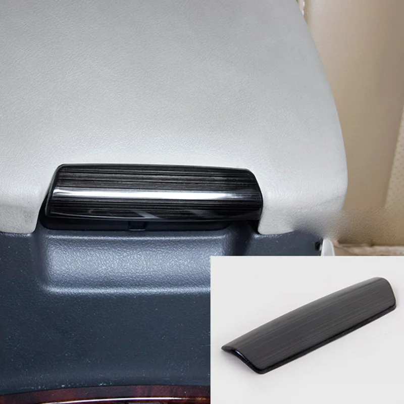 

QCBXYYXH Car Styling Stainless Steel Armrest box switch decorative sequins Interior Chrome Trim Cover For Toyota Prado 2018