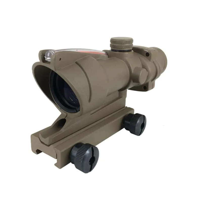 Phantom прочный реплики ACOG 4X32 Оптическое зеленый Волокно прицел для Охота | Спорт и