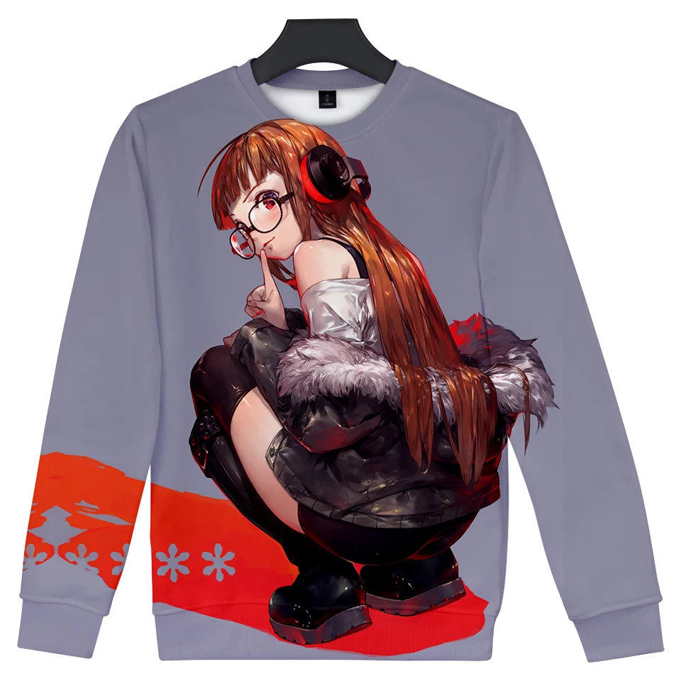 Толстовки Persona Five Ren Amamiya классная Популярная свободная толстовка с подбором