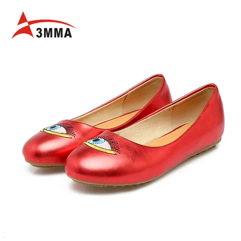 3MMA Топ Женщин Конструктора Квартиры Оксфорд Повседневная Обувь Женщина Весна