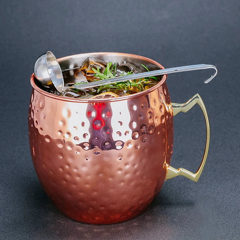 Гигантская Московская мюла медная 5 л супер большая чашка из нержавеющей стали