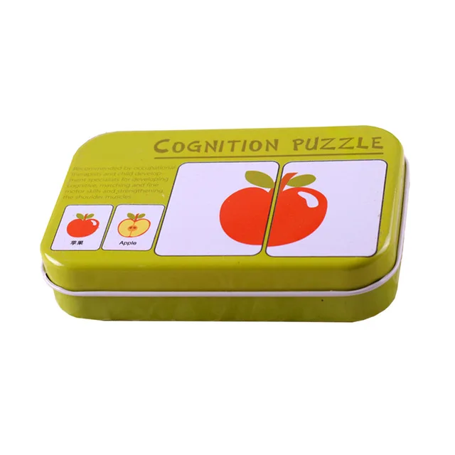 MG09 Fruit Vegetable Граф матч Игра ребенка раннего образования Монтессори игрушки головоломка карты мультфильм автомобиль обучения карман флэш карты MG09 - Цвет: MG09 Fruit Vegetable