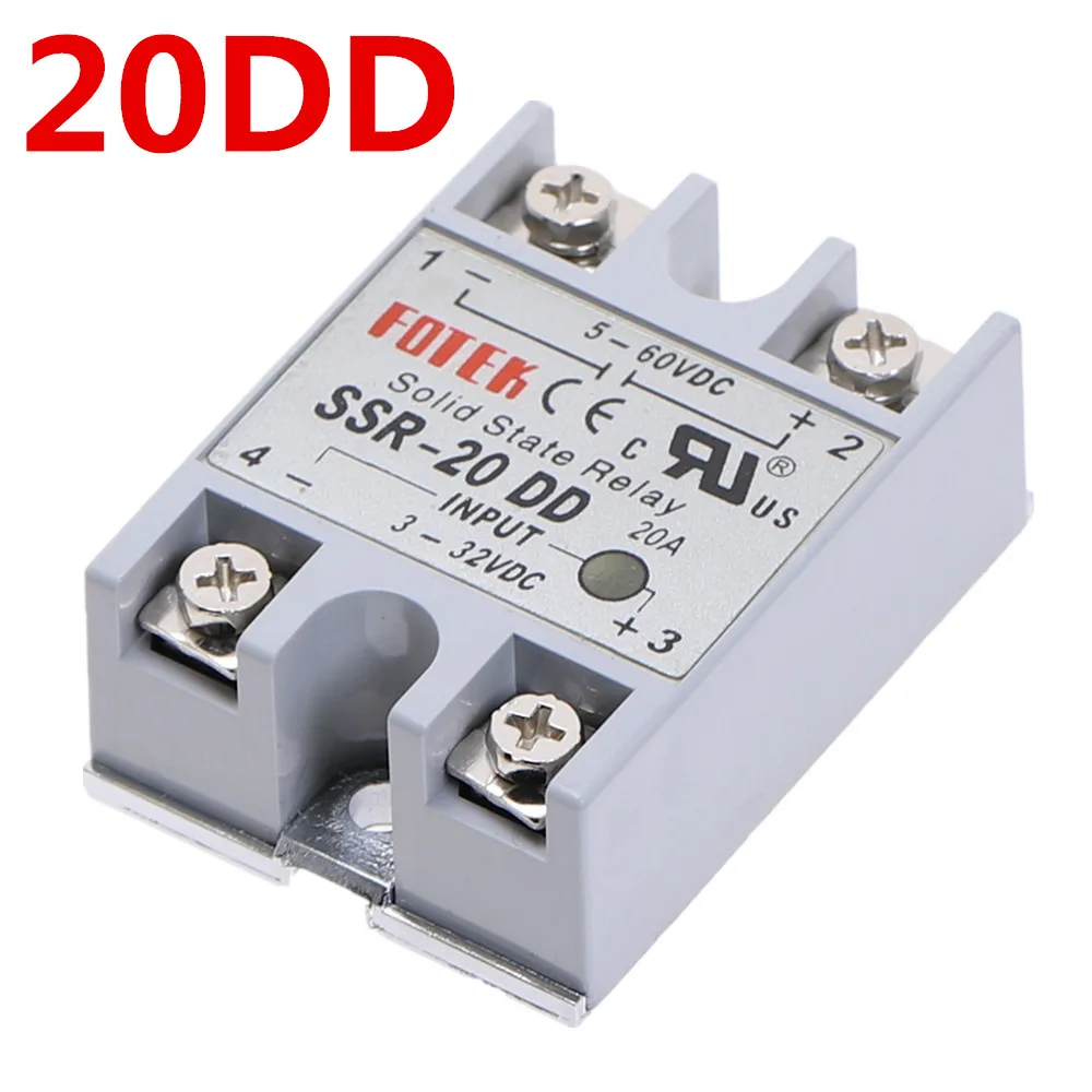 Однофазный твердотельный модуль реле SSR-10DD dc-dc 10 DD SSR-10DD 3-32 В DC до 5-60 в DC SSR 10A
