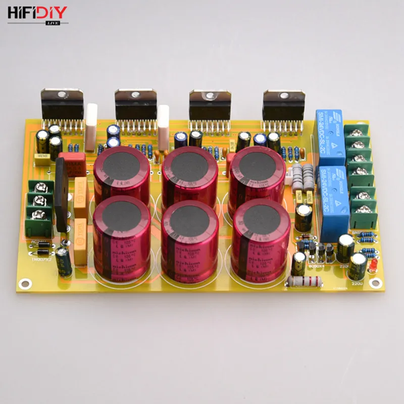 DIY fever 2,1 канальный TDA7293 сабвуфер аудио усилитель доска 80 Вт* 2+ 160 Вт с защитой