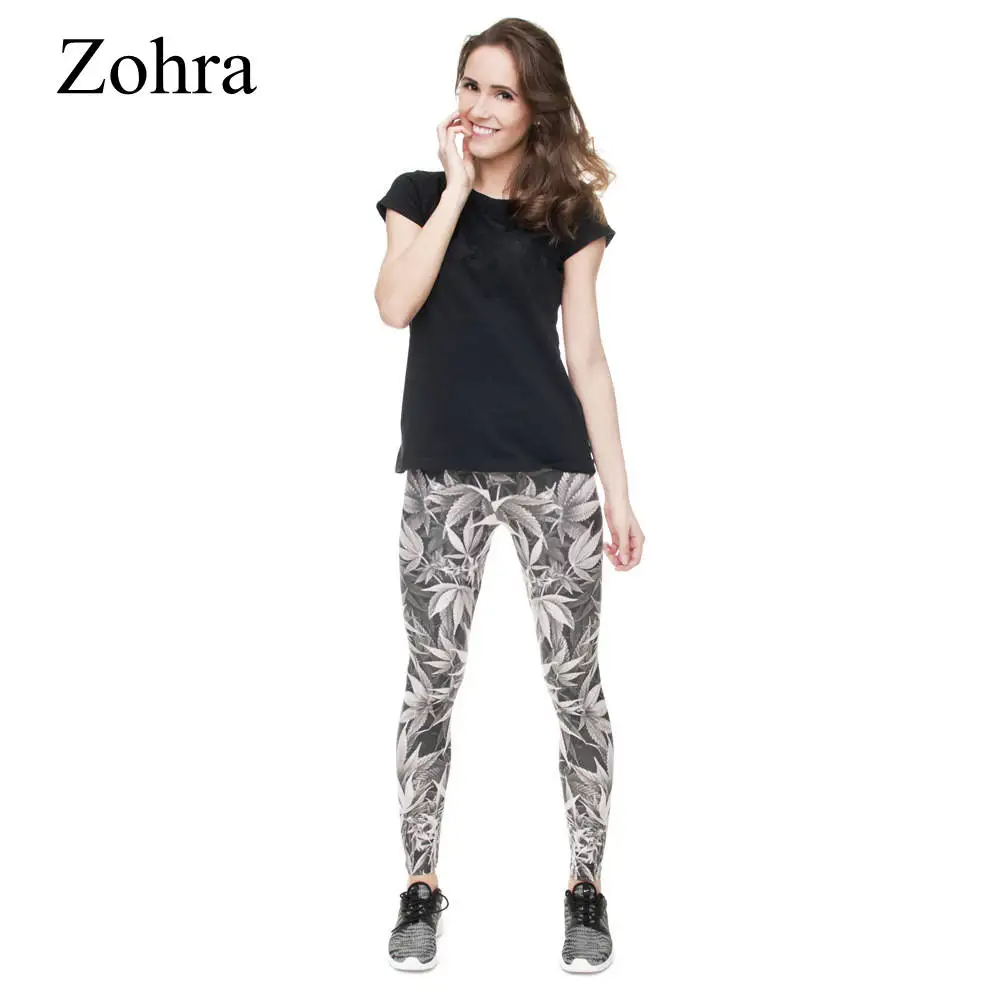 2017 Zohra стильные спортивные брюки свободного размера с 3D принтом в виде белых и