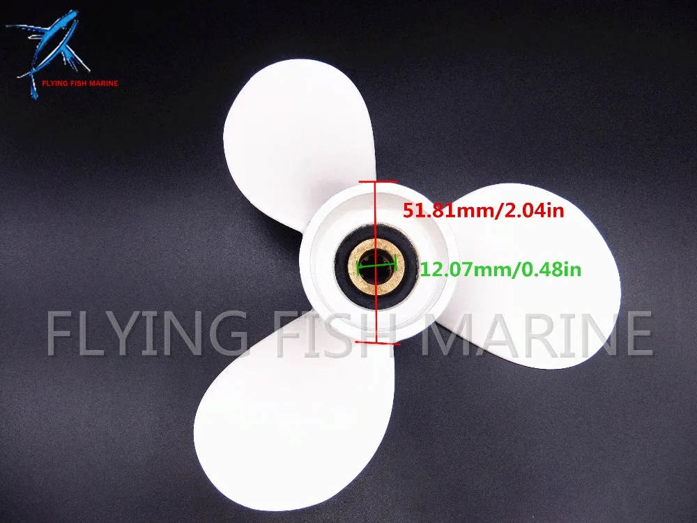Aluminum propeller 7 1/2 x 8 -BA for Yamaha 4hp 5hp 6hp 4A 4M 5M 5C F4 F6L F6S F6C F5A Outboard Motors 6E0-45941-01-00
Aluminum propeller 7 1/2 x 8 -BA for Yamaha 4hp 5hp 6hp 4A 4M 5M 5C F4 F6L F6S F6C F5A Outboard Motors 6E0-45941-01-00