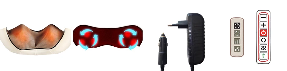 Массажер для шеи Eletrico Shiatsu Cervicale, массажные инструменты, массажер для тела, Акупрессура, массажер для здоровья, массажер, массажер