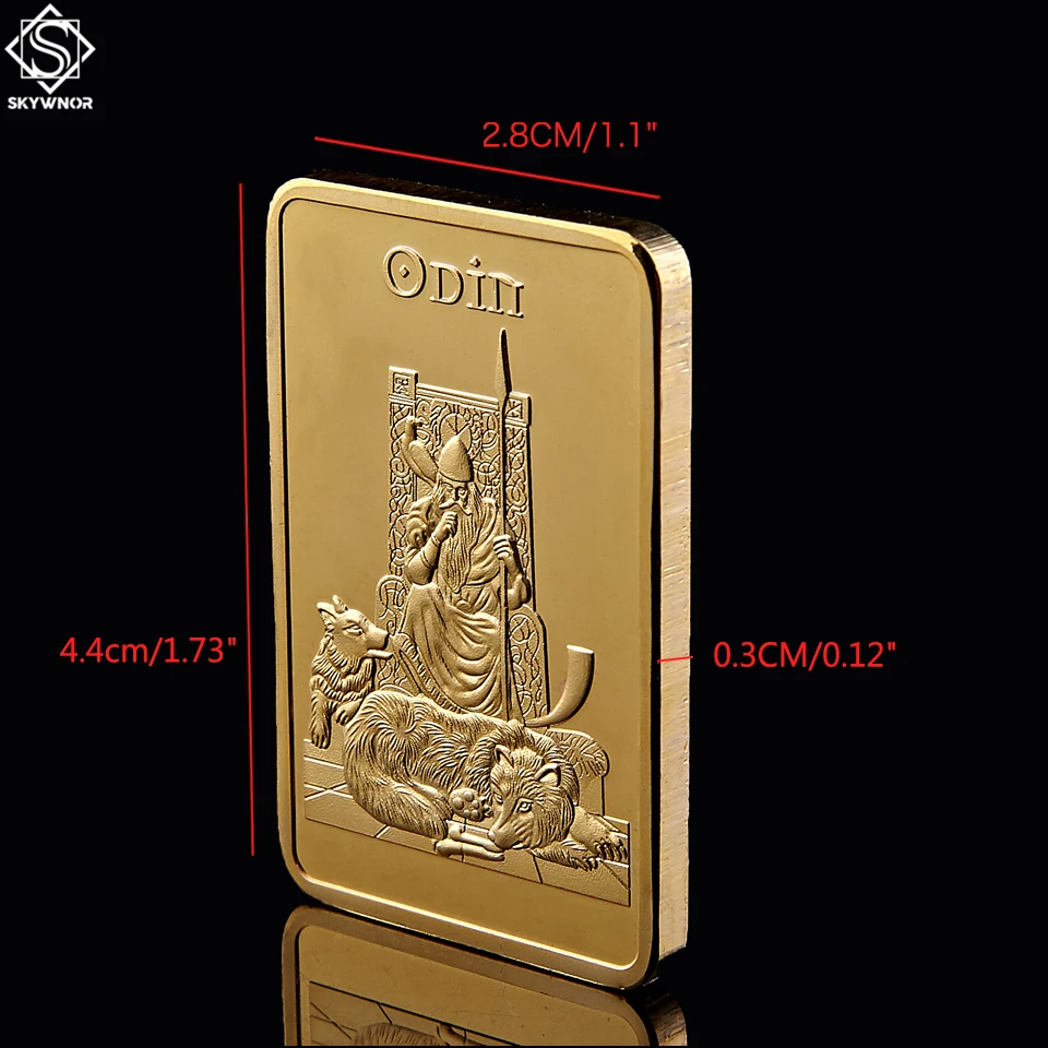 Норвежская мифология один отец богов 1 унций золотой слиток золота