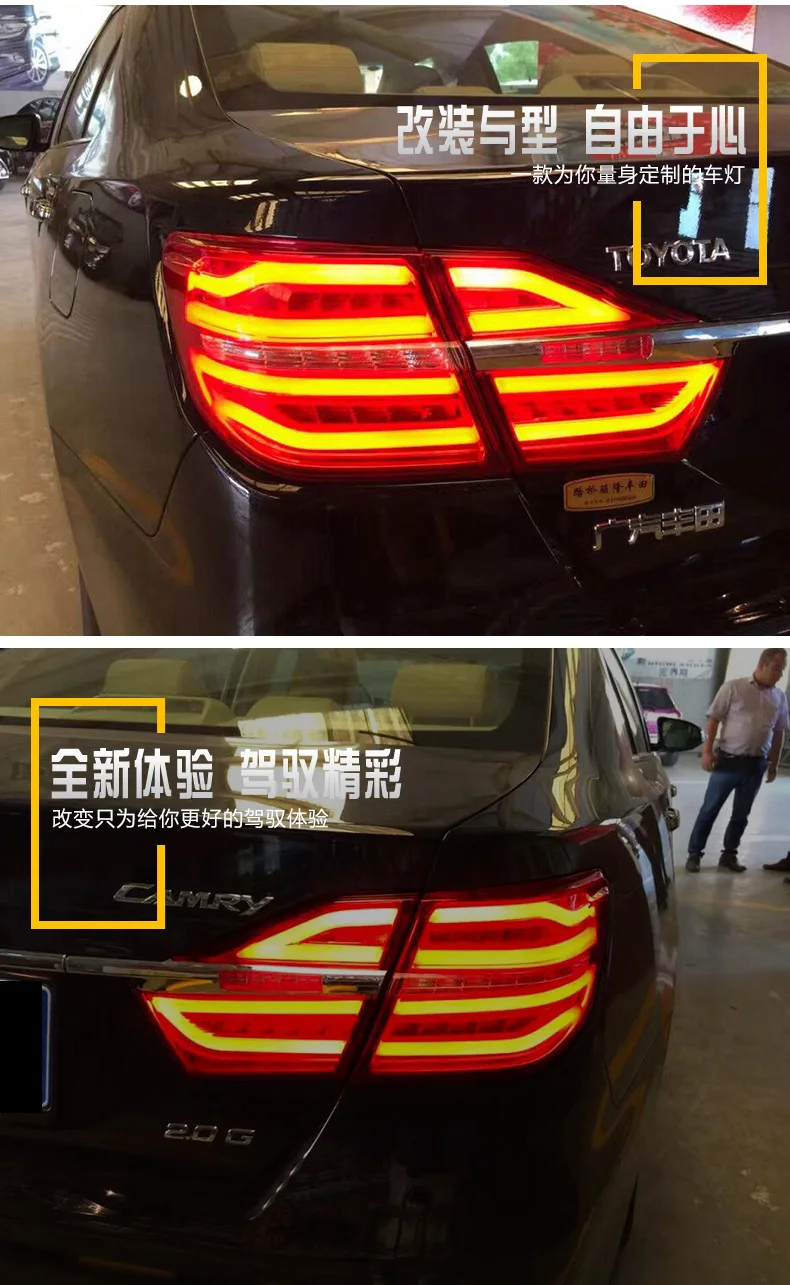 Автомобильный Стильный чехол для TOYOTA Aurion Camry- светодиодный задний фонарь для Benz стиль светодиодный задний фонарь для Toyota светодиодный задний фонарь