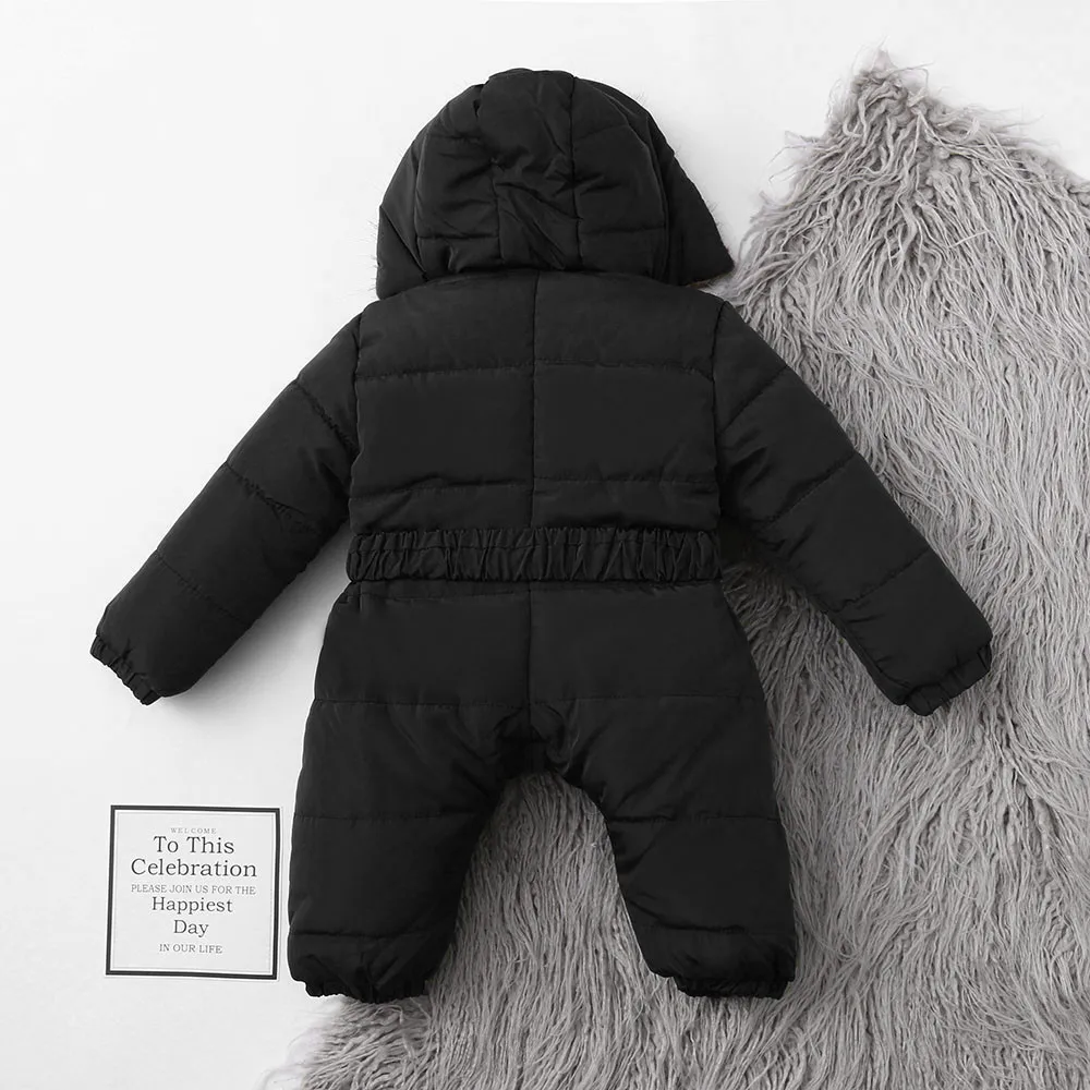 Perimedes Winter Infant Baby Boy Girl Romper Jacket Hooded Jumpsuit Warm Thick Coat Outfit | Детская одежда и обувь