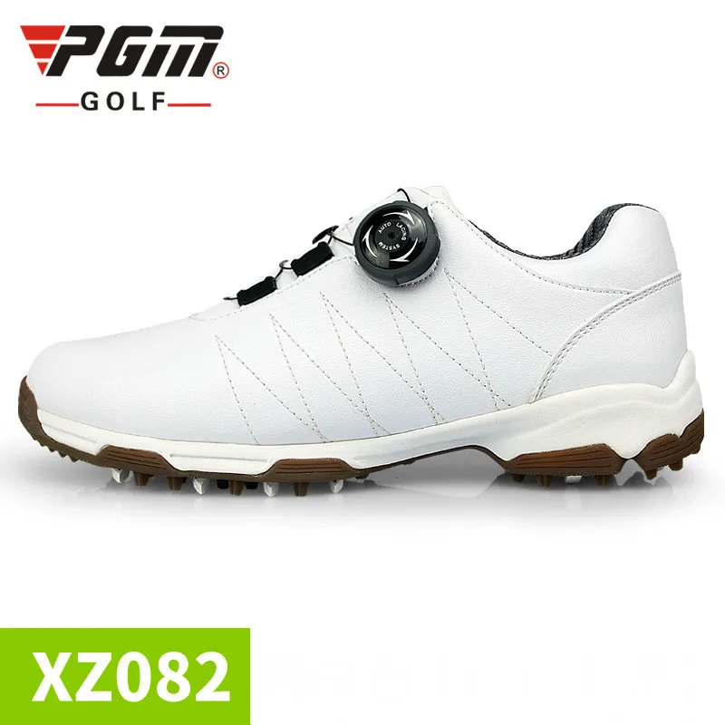 

PGM Golf Shoes Ladies Shoes Anti Sideslip Automatic Rotation Shoelace Waterproof Breathable Women Golf Shoe