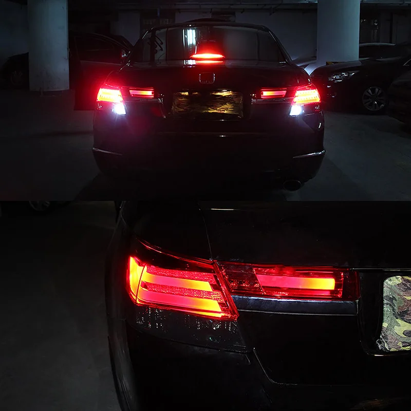 Светодиодный задний фонарь светильник в сборе для Honda Accord 2008 2009 2010 2011 2012 Светодиодный Фонарь Лампа фонарь заднего хода сигнала поворота светильник тормозной светильник