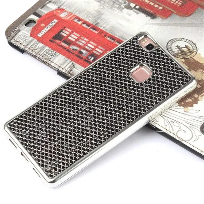 Black Чехол для huawei P8 Lite P8 P9 P10 Lite милый блестящий чехол для телефона, чехол для huawei P10 Lite, силиконовый мягкий милый чехол - Цвет: Black