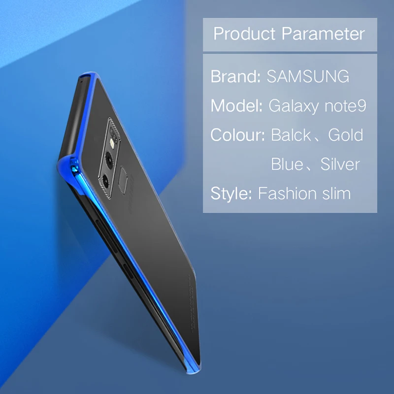 Чехол для Samsung Note9 прозрачный защитный чехол оригинальные чехлы и Galaxy 360 Милые