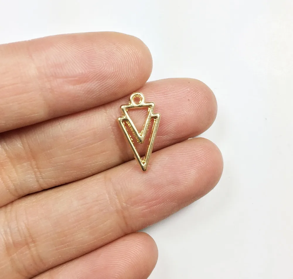 Eruifa 20 штук 14*8 мм Мини в виде геометрических фигур подвески ожерелья из сплава