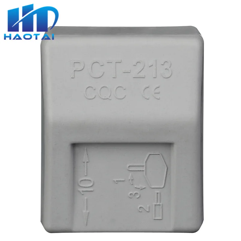 10 шт. PCT-213 PCT213 222-413 Универсальный компактный проводной разъем проводки 3 pin, проводниковый блок выводов AWG 28-12