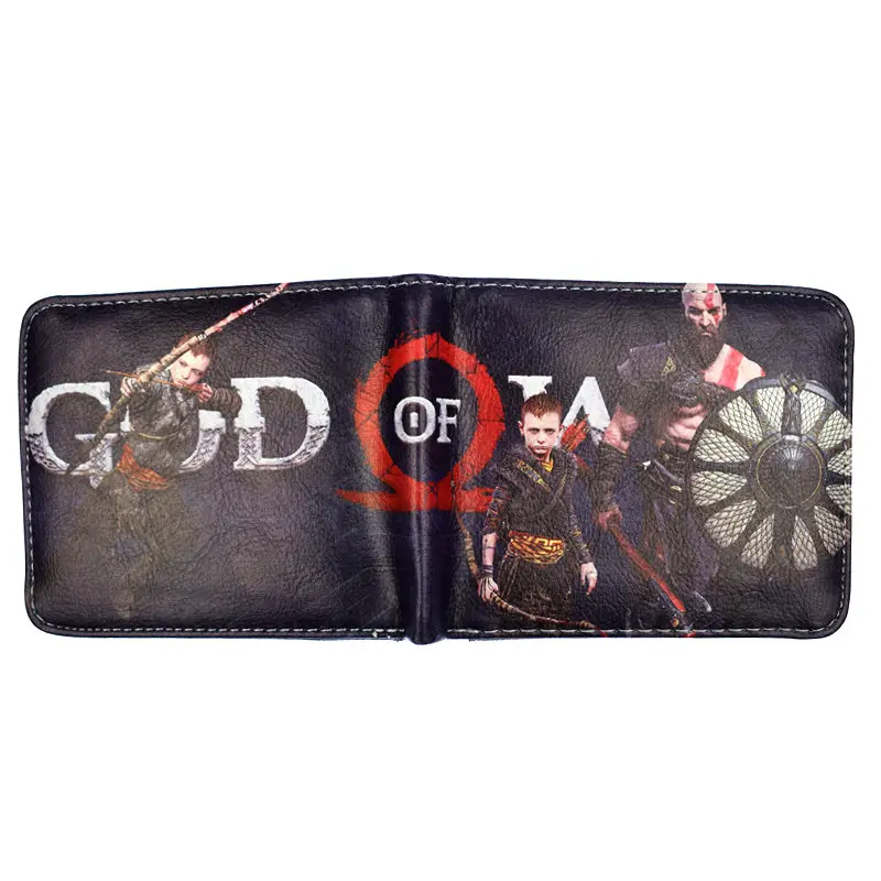 Новое поступление Хит Игры God of War 4 Kratos кошелек мужской PU короткий кожаный кошелек держатель кредитной карты с карманом для монет