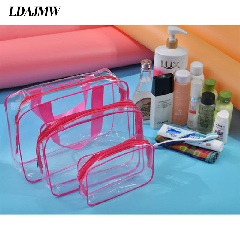 LDAJMW 3 шт./компл. высококачественные водонепроницаемые ПВХ косметические сумки