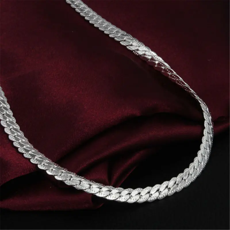Хит продаж 5 мм змеиное ожерелье для женщин и мужчин серебряные модные подвески
