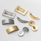 Заколки для волос женские, металлические, квадратные, 1 шт.