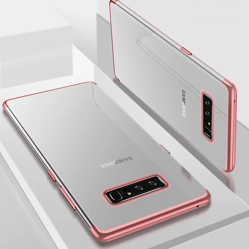 Высококачественный мягкий прозрачный чехол SIXEVE для Samsung Galaxy S6 S7 Edge S8 S9 Plus Note 8 9
