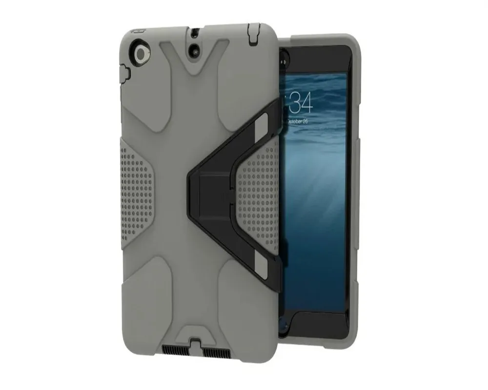 Новая мода силиконовый чехол для iPad Mini 1/2/3 Роскошный противоударный 360 Полный корпус защитный чехол в виде геометрических фигур поддержки оболочки