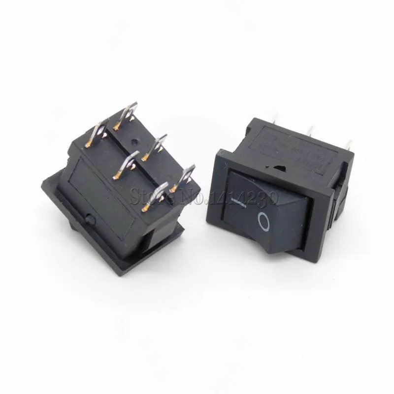10 шт. кнопочный переключатель 15 мм x 21 6PIN 6A 250 В 10A 125 в ВКЛ/ВЫКЛ кулисный 15x21мм|switch