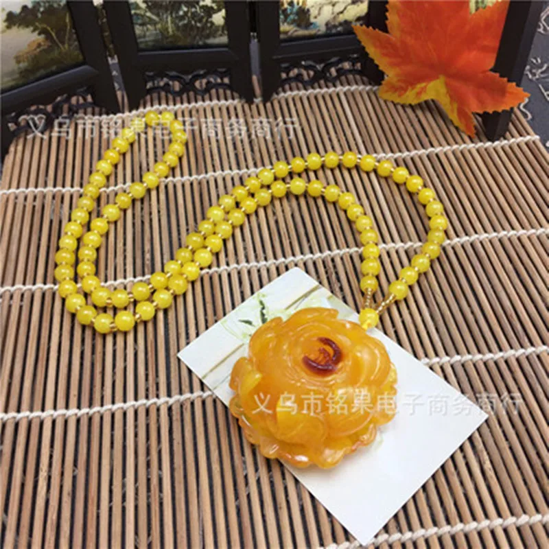 20 шт Имитация пчелиного воска цветок капли воды ожерелье этнические ювелирные