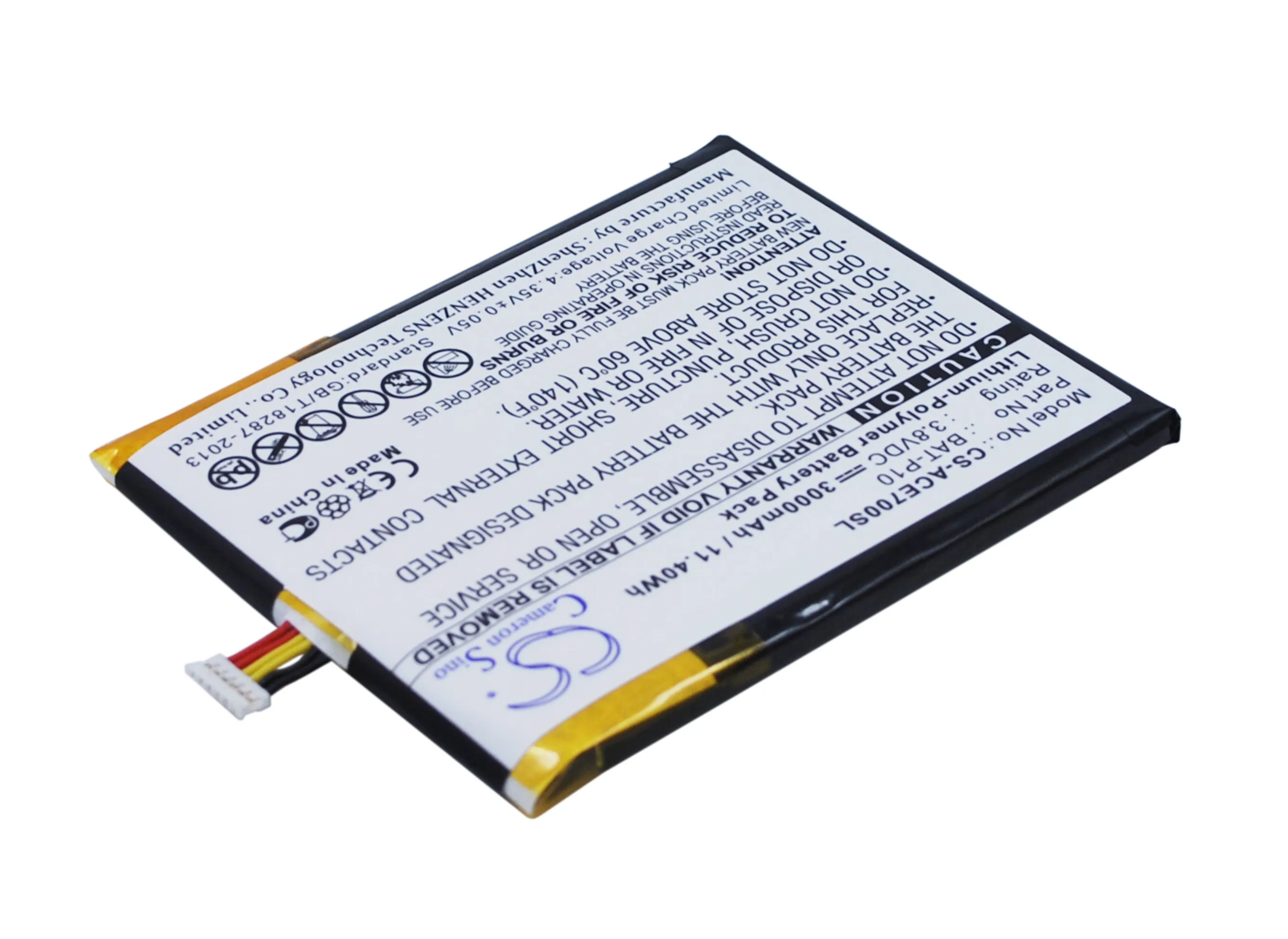 BAT P10 Cameron Sino для Acer E39 Liquid E700 Triple|Цифровые аккумуляторы| |