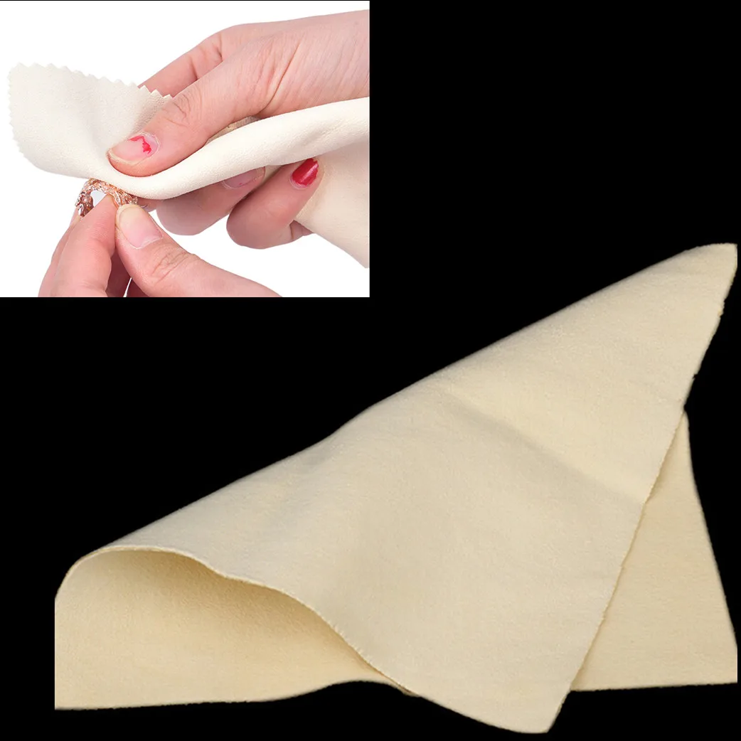 

1pcs Polish Cloth Retail Jewelry Polishing Burnishing Buffing Clean Tool Jewelry Cleaner Rub 150x150mm