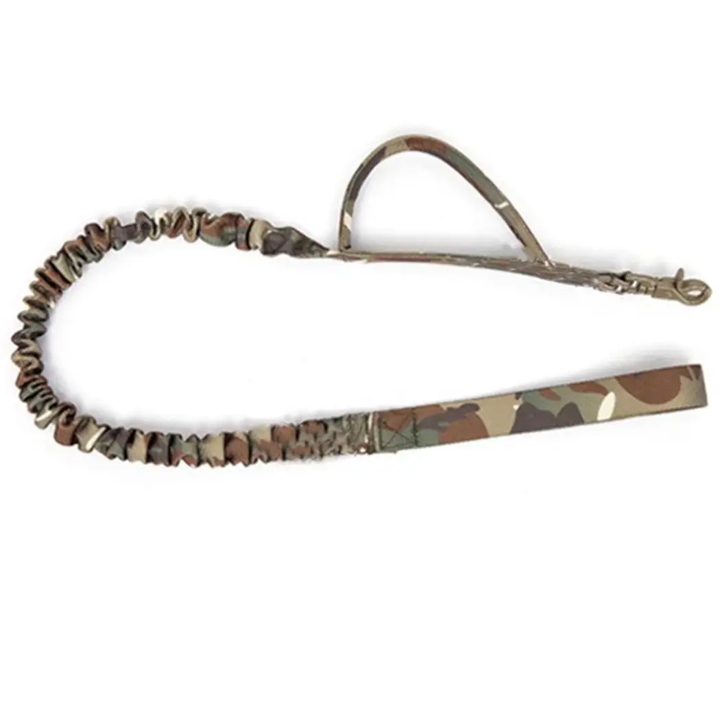 camouflage 5 цветов, собачий поводок, тренировочный боевой поводок, военная армейская нейлоновая поводок, собачий Тактический поводок, банджи, Койот, тактический поводок - Цвет: camouflage