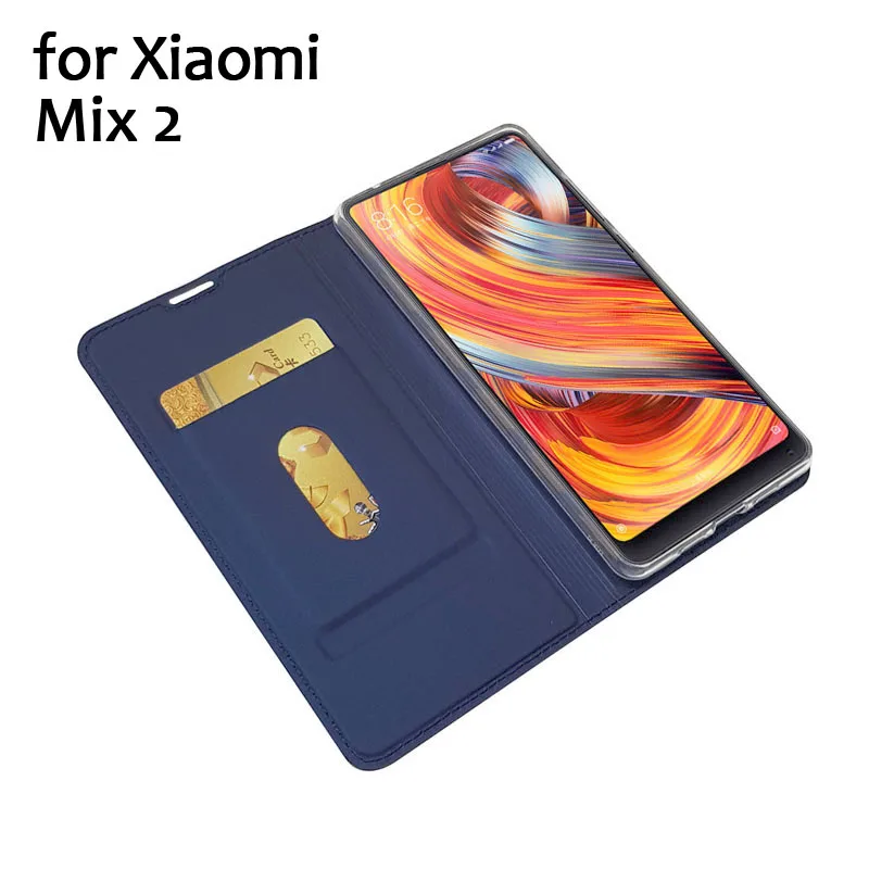 Чехол-книжка Pre mi um для Xiaomi mi Mix 2S 2 из натуральной кожи для Xiao mi x2S 6 ГБ 8 ГБ, защитный чехол-бумажник для карт